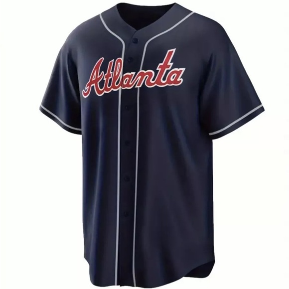 Acuña Jr. Men's Atlanta Braves # 13 Baseball Jersey, Retro Baseball Shirt Large - Picture 2 of 7